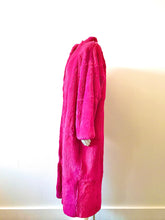 Load image into Gallery viewer, 1980's Hot Pink Full Length Rabbit Fur Coat by Carol Little