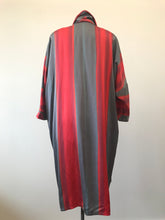 Load image into Gallery viewer, 1980's Silver & Pink Silk Duster by David Polizzi
