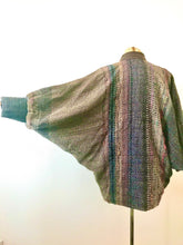 Load image into Gallery viewer, 1980's Woven Textural Bat Wing Coat by Jasmine