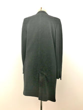 Load image into Gallery viewer, Black textural Asymmetrical Collared Blazer by Ann Demeulemester