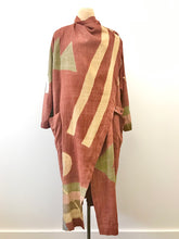Load image into Gallery viewer, 1980's Hand-painted Desert Escape Linen Coat by Laise Adzer