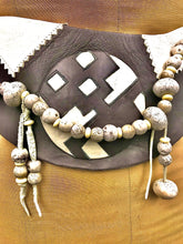 Load image into Gallery viewer, 1980's Leather Tribal Alien Belt by Laise Adzer