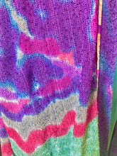Load image into Gallery viewer, 1980's Hand Painted Rayon Swirl Kimono by Laise Adzer