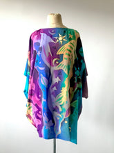 Load image into Gallery viewer, 1980's Hand Painted Silk Fantasy Top by Laise Adzer
