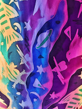 Load image into Gallery viewer, 1980's Hand Painted Silk Fantasy Top by Laise Adzer