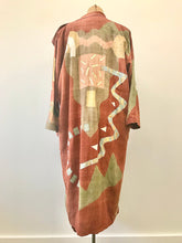 Load image into Gallery viewer, 1980's Hand-painted Desert Escape Linen Coat by Laise Adzer