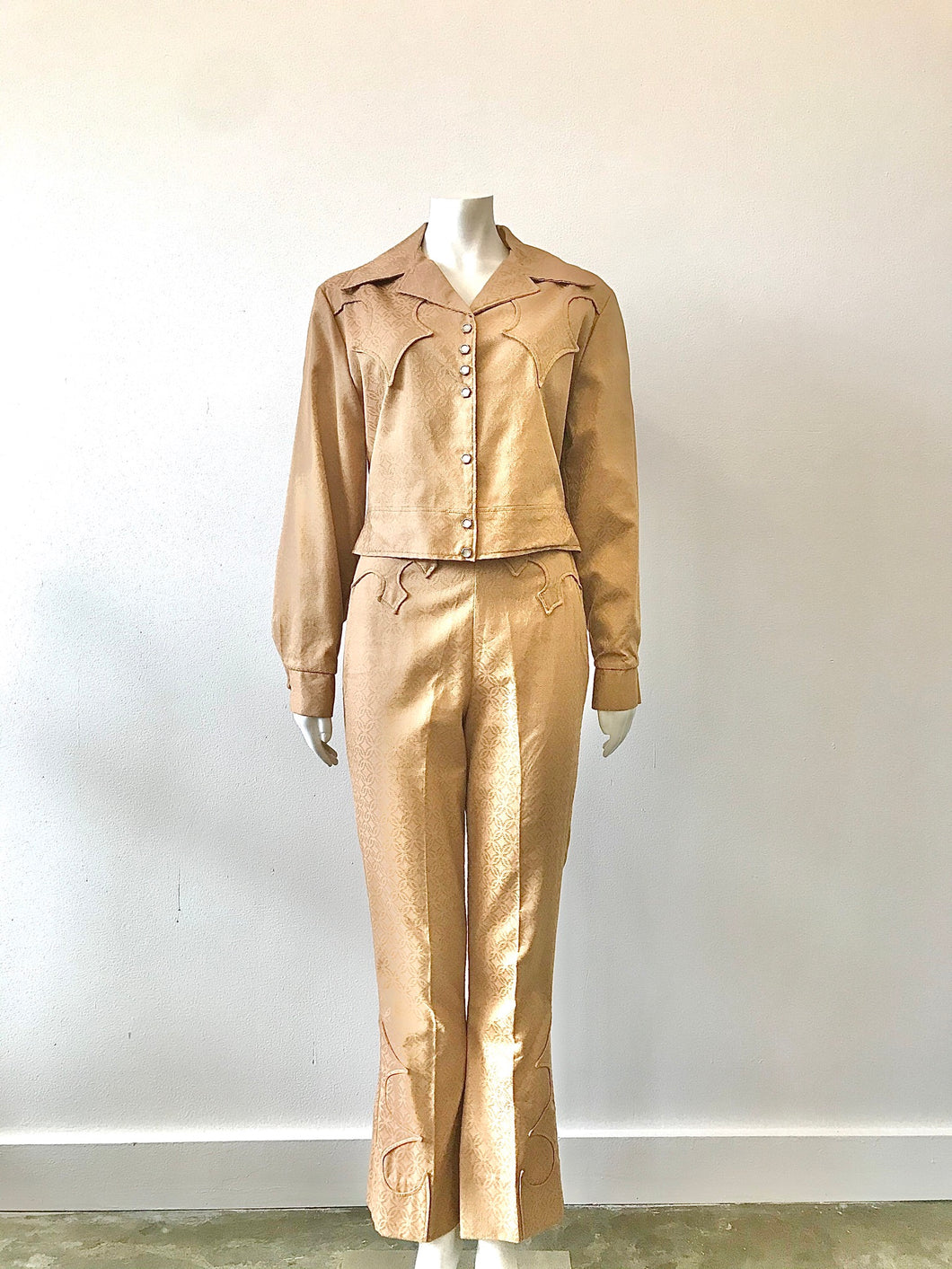 1960's Flared Pant Western Suit by Tregos Western Wear