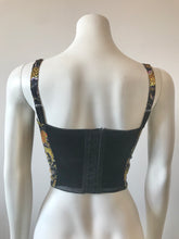 Load image into Gallery viewer, 1990's Silk On The Prowl Bustier by Nicole Miller