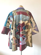 Load image into Gallery viewer, 1980's Skull Applique Swing Coat by Judith Roberts