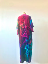 Load image into Gallery viewer, 1980's Hand Painted Silk Velvet Rainbow Kimono by Laise Adzer