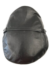 Load image into Gallery viewer, 1980's Leather Biker Cap with Silver Trim