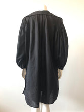 Load image into Gallery viewer, 1981 Black Pirate Tunic Smock Top by World's End Vivienne Westwood & Malcom McLaren