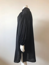 Load image into Gallery viewer, 1981 Black Pirate Tunic Smock Top by World's End Vivienne Westwood & Malcom McLaren