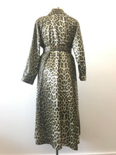 Load image into Gallery viewer, 1980&#39;s Leopard Print Trench Coat by Court Royal
