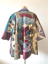 Load image into Gallery viewer, 1980&#39;s Skull Applique Swing Coat by Judith Roberts
