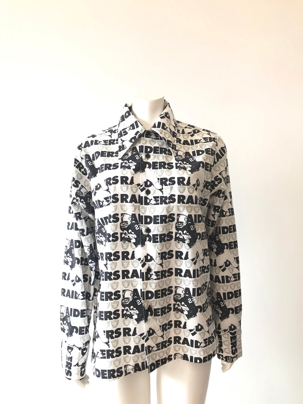 1970's Raiders Button Down by NFL Team Shirts