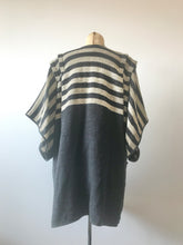 Load image into Gallery viewer, 1980&#39;s Striped Avante Garde Kimono Jacket by Laise Adzer
