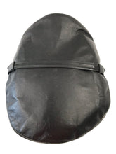 Load image into Gallery viewer, 1980&#39;s Leather Biker Cap with Silver Trim
